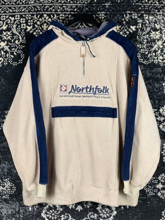 Men's Vintage Northfolk Quarter-Zip Fleece Hoodie