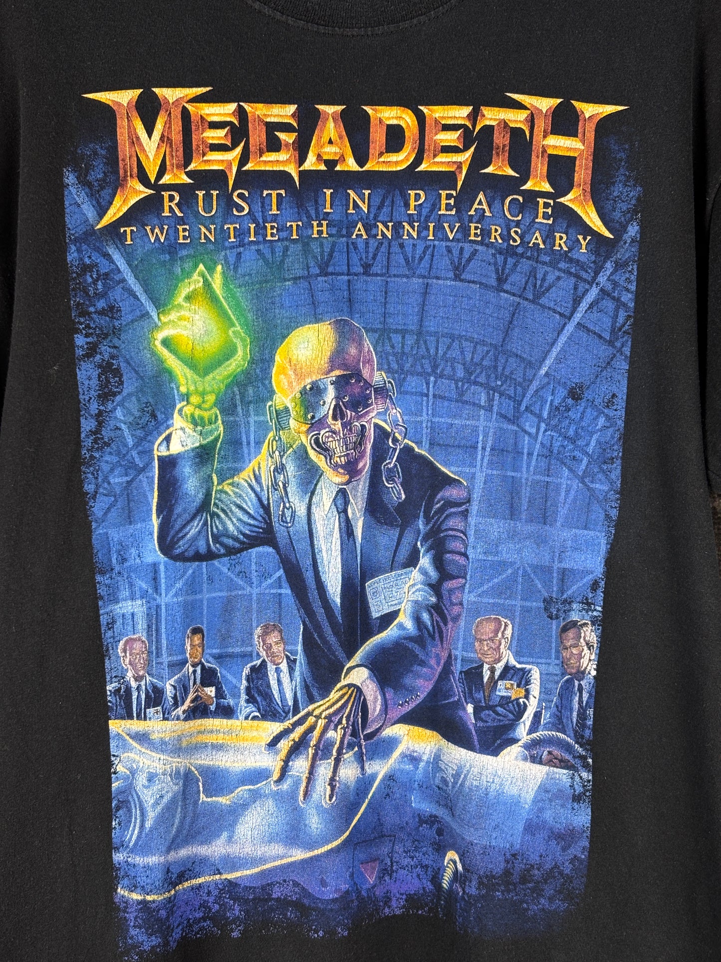 Megadeth "Rust In Peace" 20th Anniversary 1990–2010 Tour T-Shirt