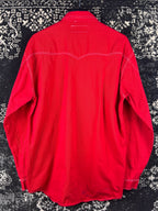Men's Vintage Levi Strauss Red Western Shirt