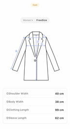 Clockhouse Leather Longline Coat