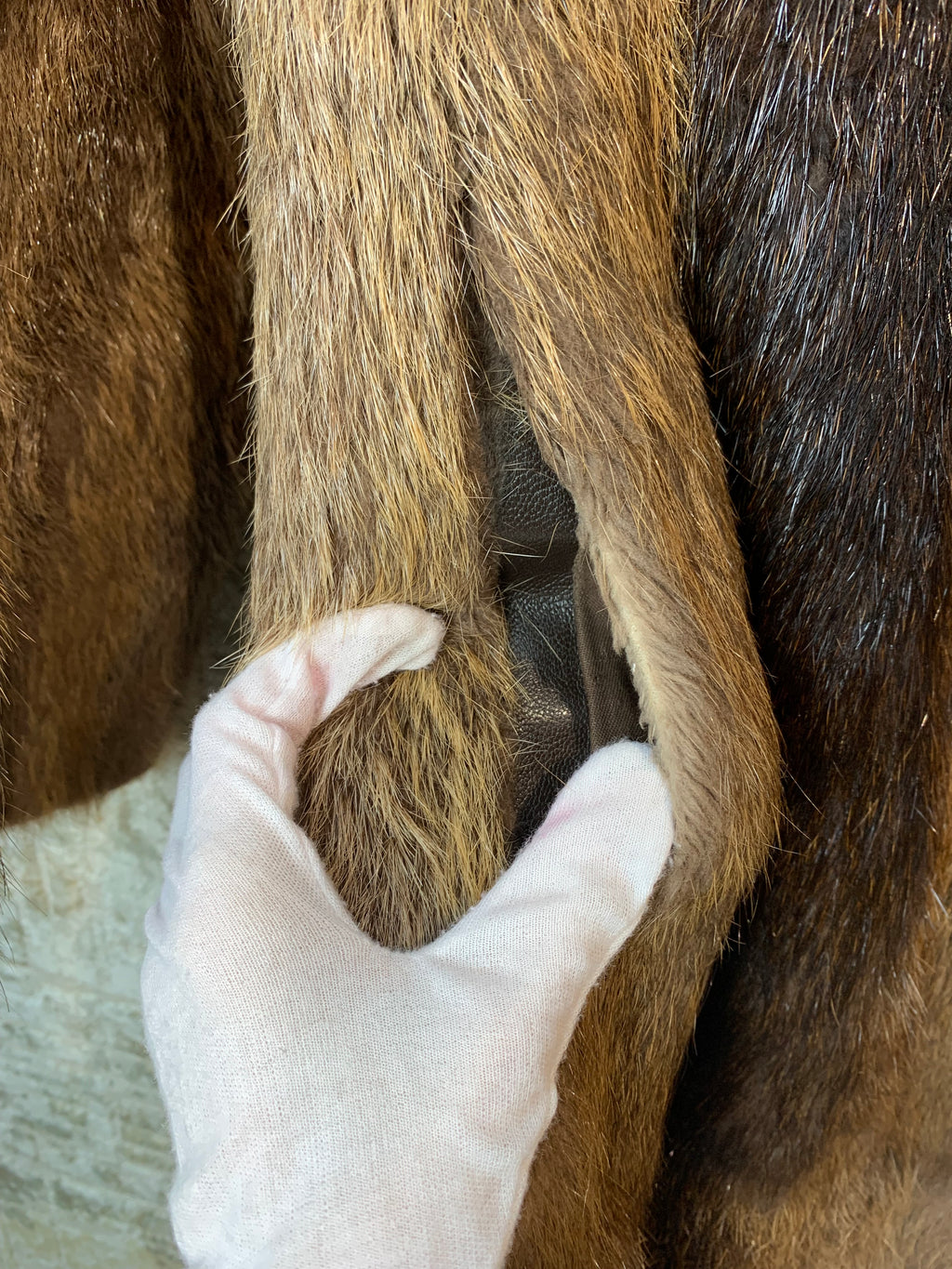 Vintage Full-Length Beaver Fur Coat