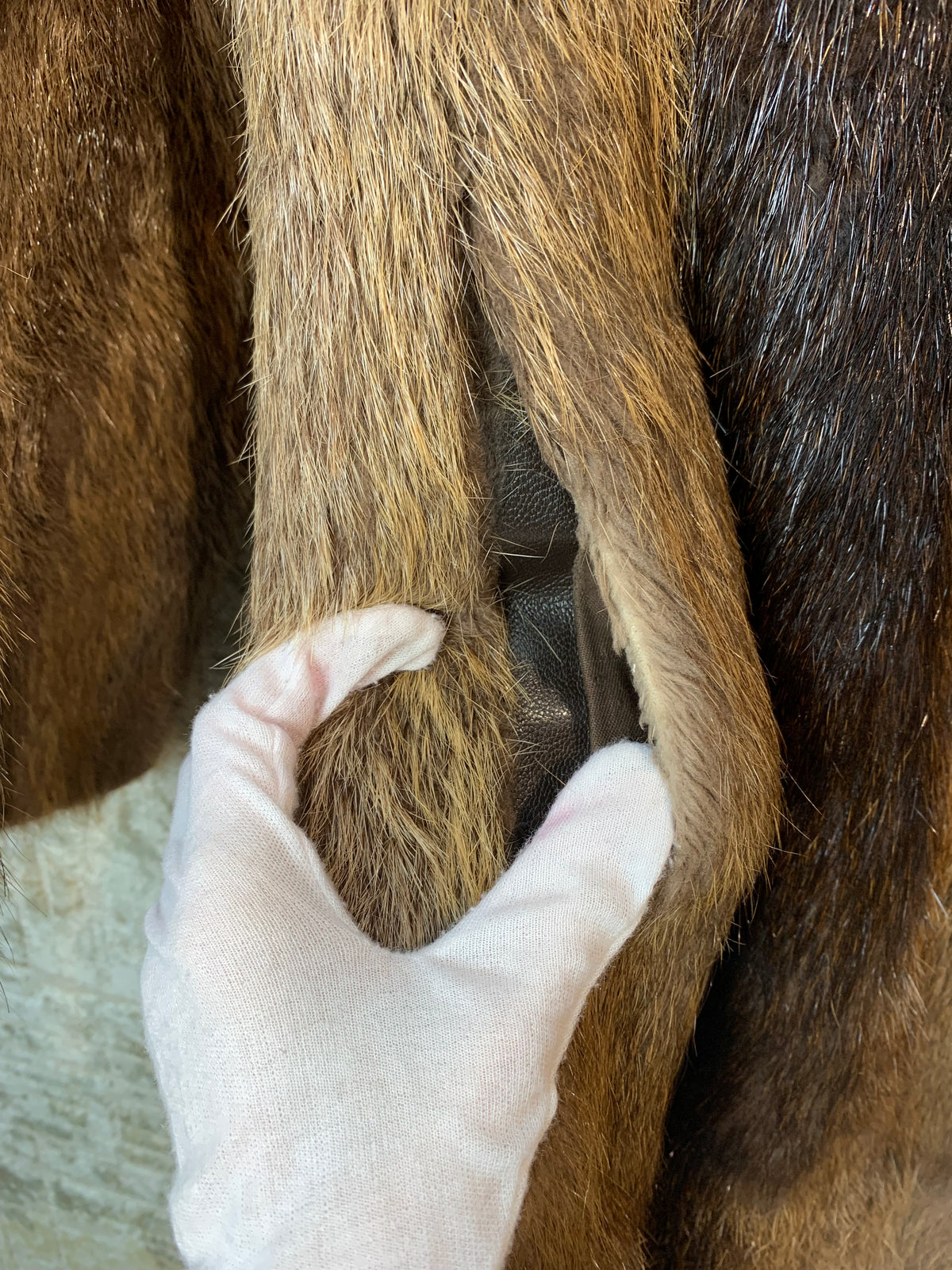 Vintage Full-Length Beaver Fur Coat