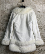 Lusy & Elisa Faux Fur Trim Coat
