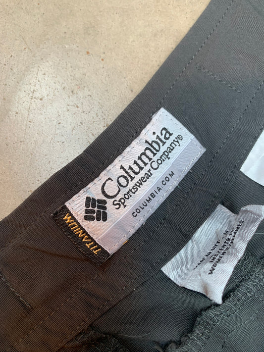 Columbia Titanium Charcoal Gray Hiking Shorts