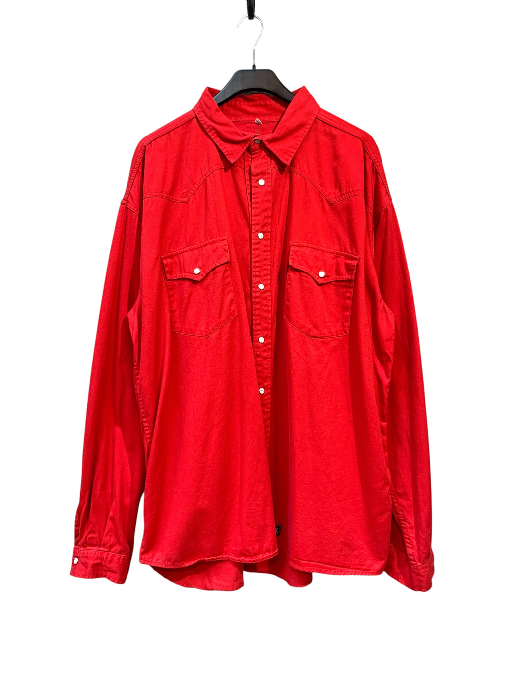 Petrol Denim Western Snap Shirt