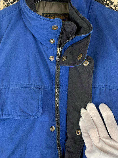 Men's Vintage Dark Blue Eddie Bauer Warm Outdoor Jacket