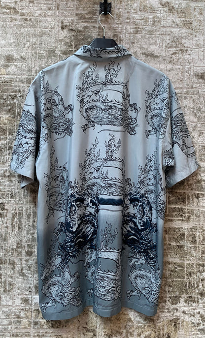 Dragon Print Short Sleeve Shirt