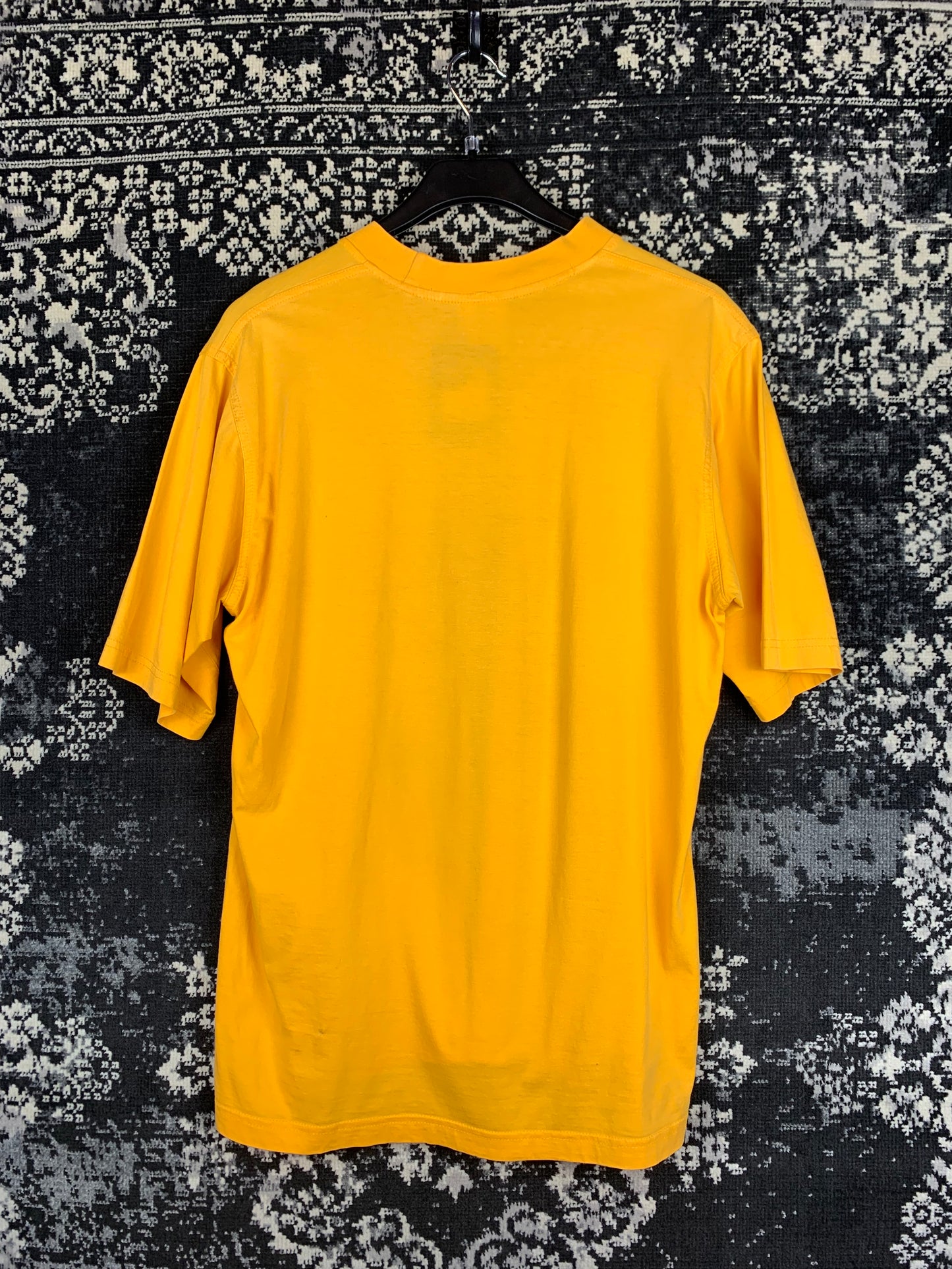 Adidas Orange Logo T-Shirt in Bold Sporty Style