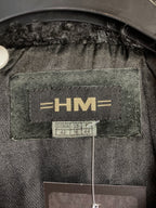 HM Suede Shearling-Trim Coat