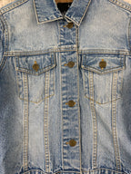 CROCKER Womens Light Washed Jean Jacket