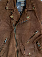 Expresso Leather Biker Vest