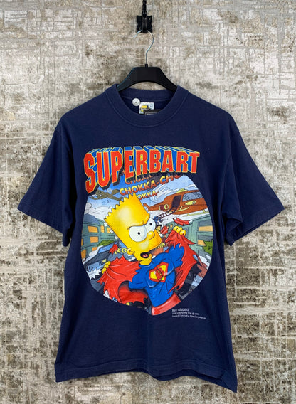 Men's Vintage Superbart Dark Blue T-shirt