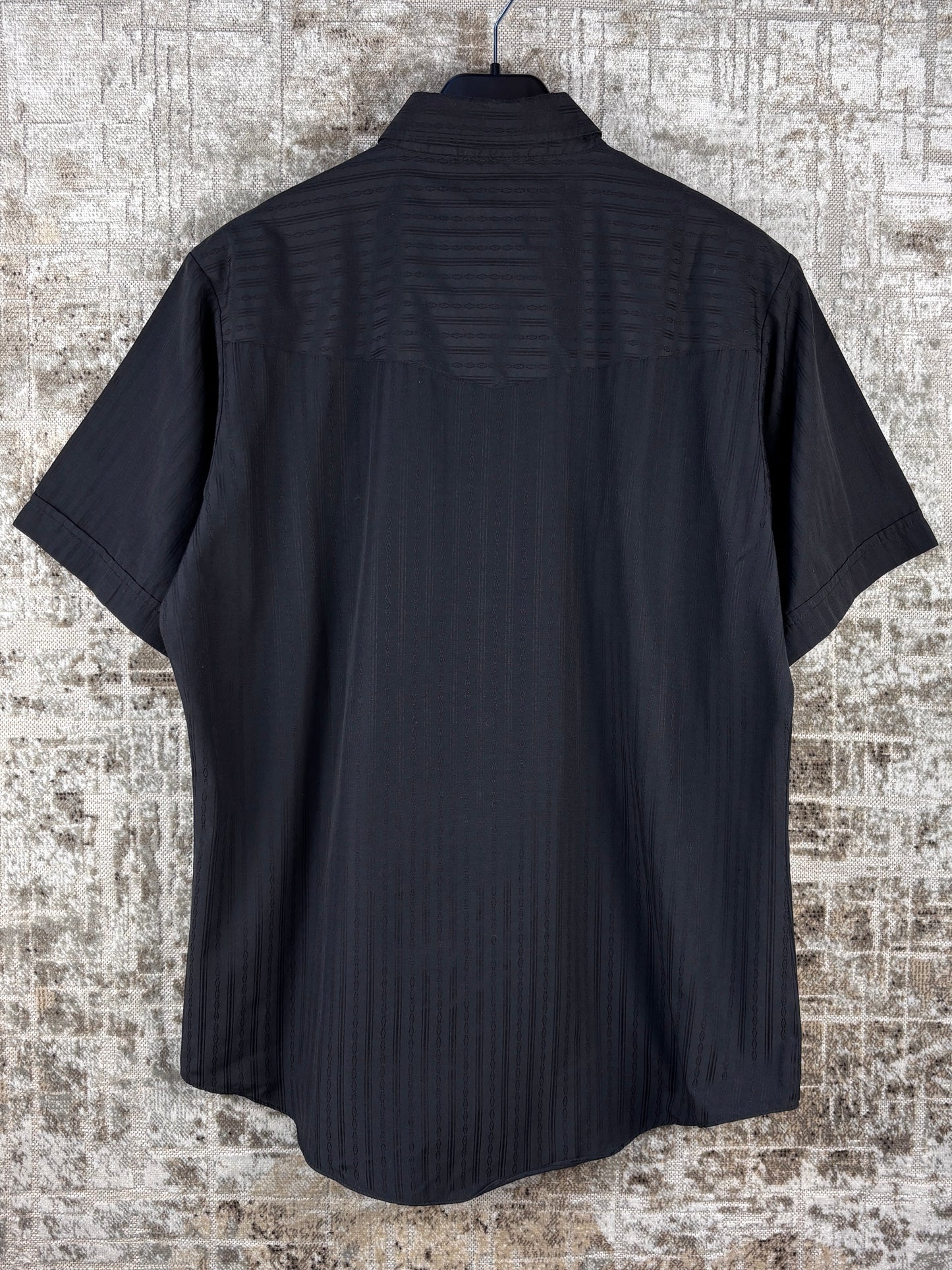 Mens Vintage Y2K Ely Cattleman Black Button Up Shirt