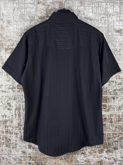 Mens Vintage Y2K Ely Cattleman Black Button Up Shirt
