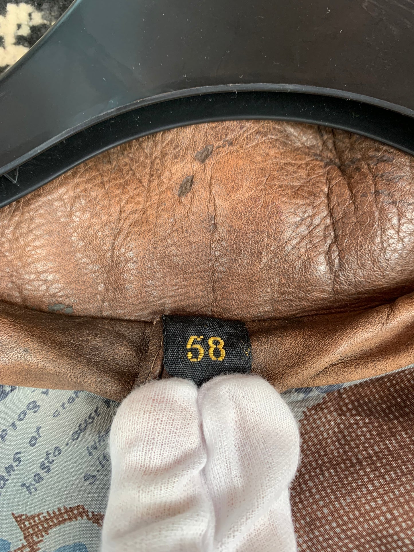 Mens Vintage Western Leather Jacket
