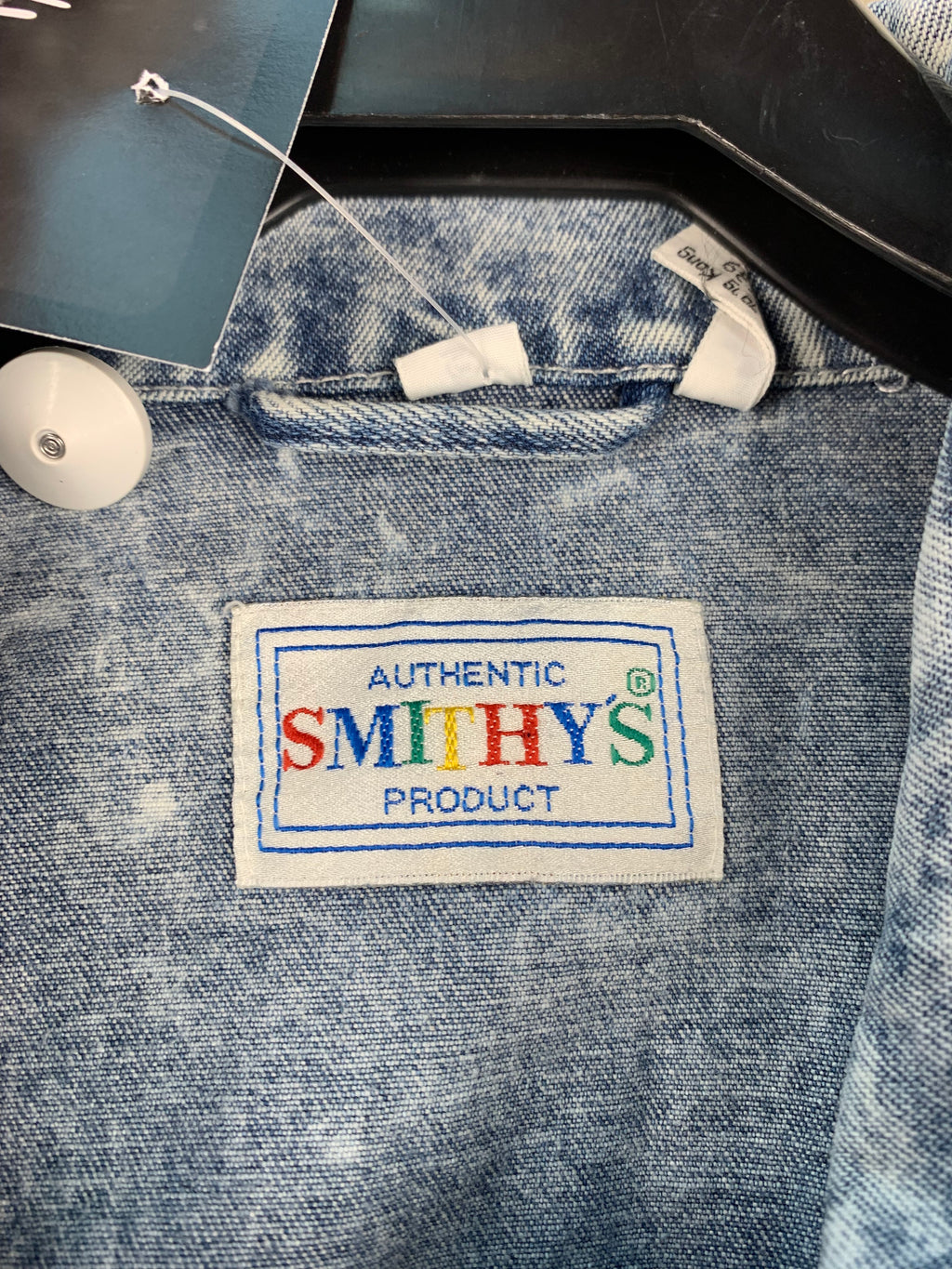 SMITHY'S Mens Light Washed Jean Jacket