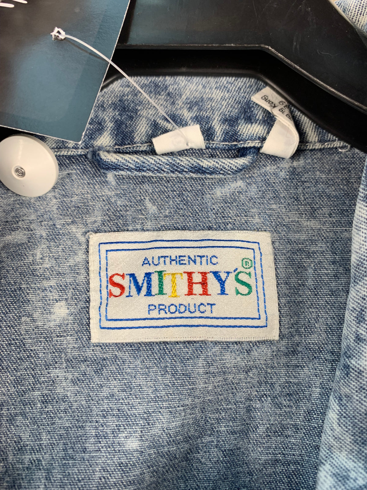 SMITHY'S Mens Light Washed Jean Jacket