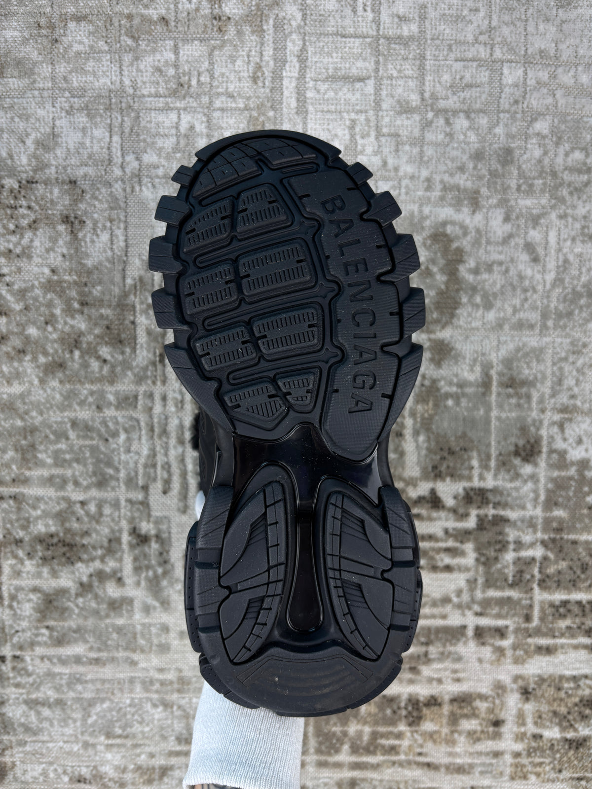 Balenciaga Track Hike Black Fur Boots