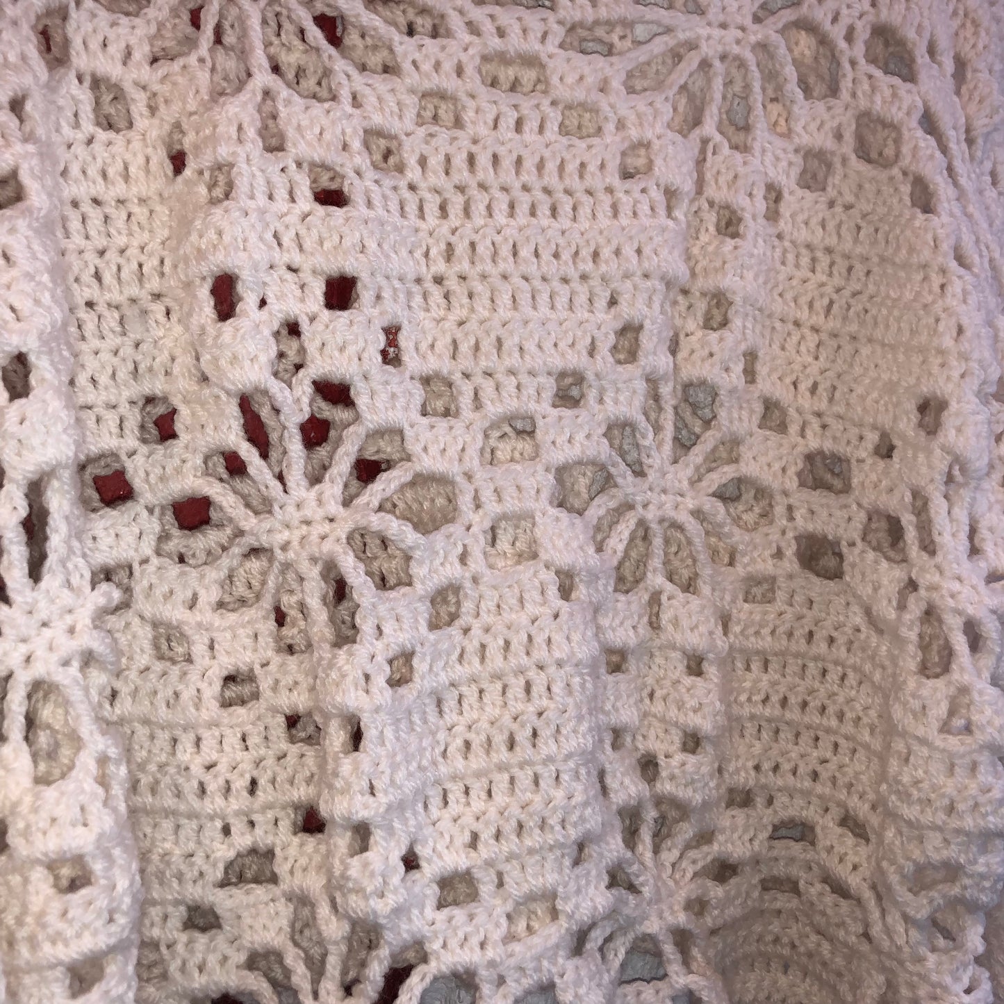 Handmade Crochet Flower Sweater