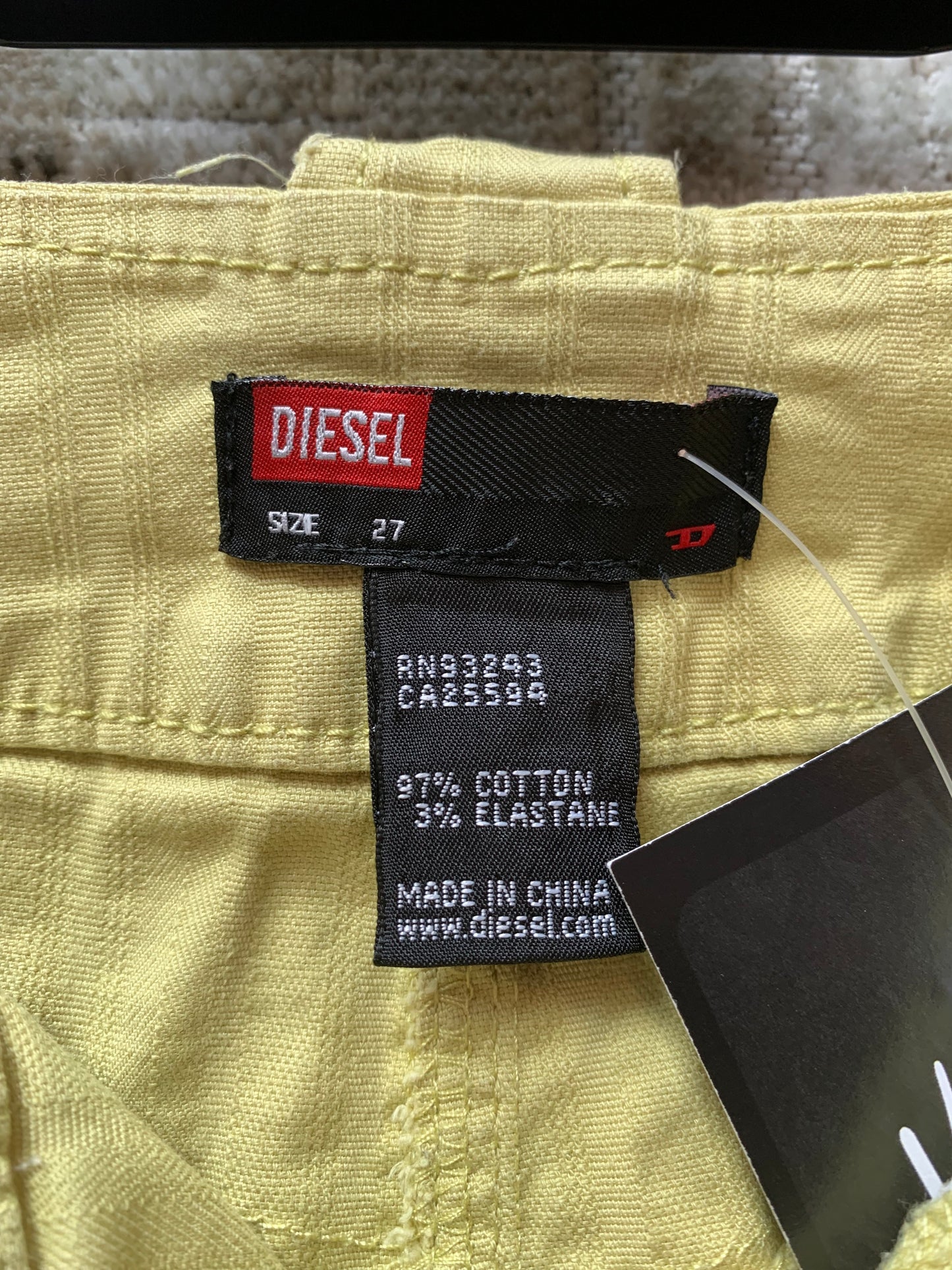 Diesel Y2K Textured Midi Skirt