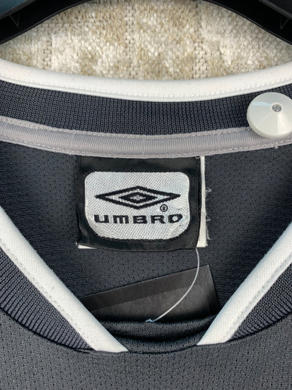 UMBRO Mens Grey and Black Sports Jersey