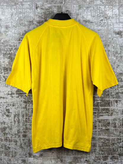 Men's Vintage Nike Yellow Polo Shirt