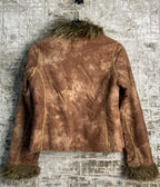 Broadway Y2K Faux Shearling Afghan Jacket