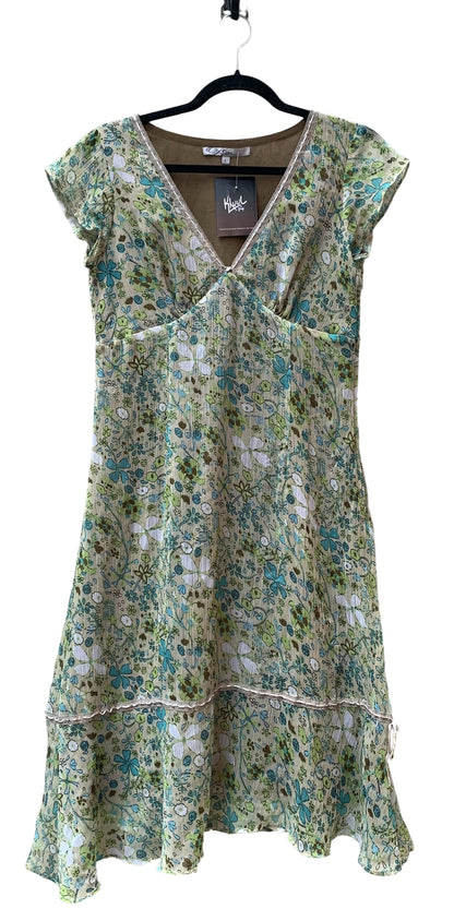 Foi Y2K Floral Chiffon Midi Dress