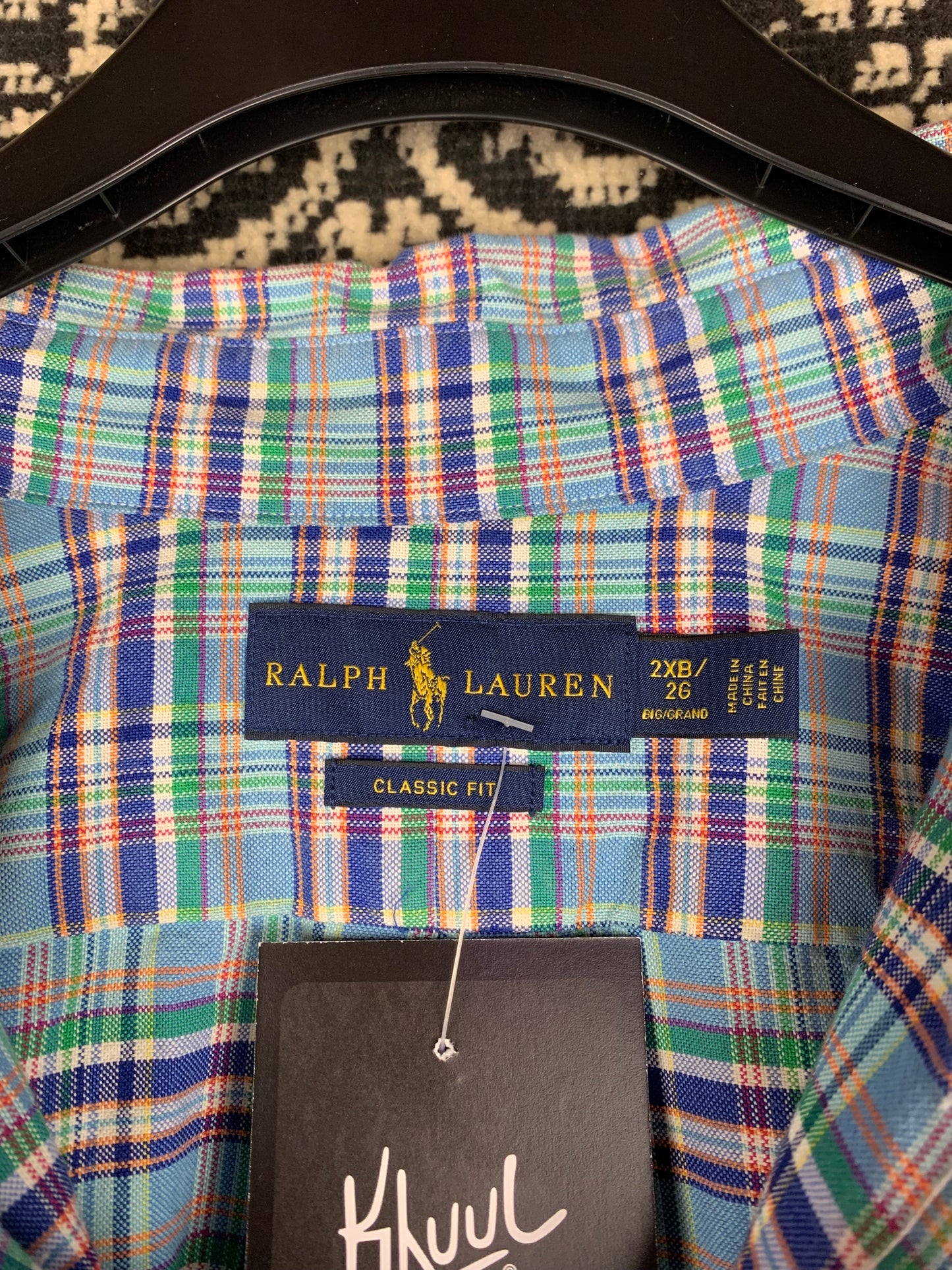 Men's Vintage Ralph Lauren Light Blue Long Sleeve Button-Up