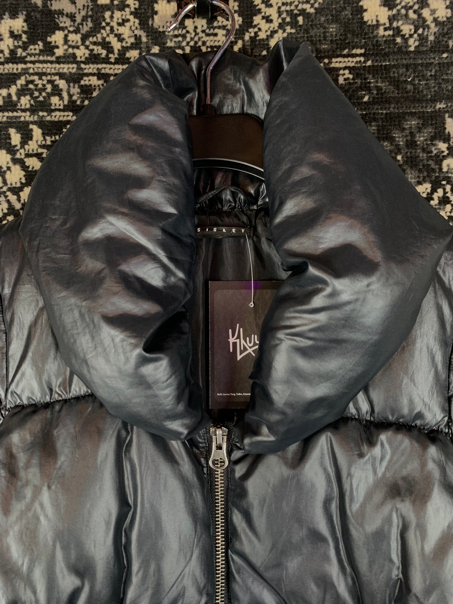 Women's Y2K Style Black Puffer Vest