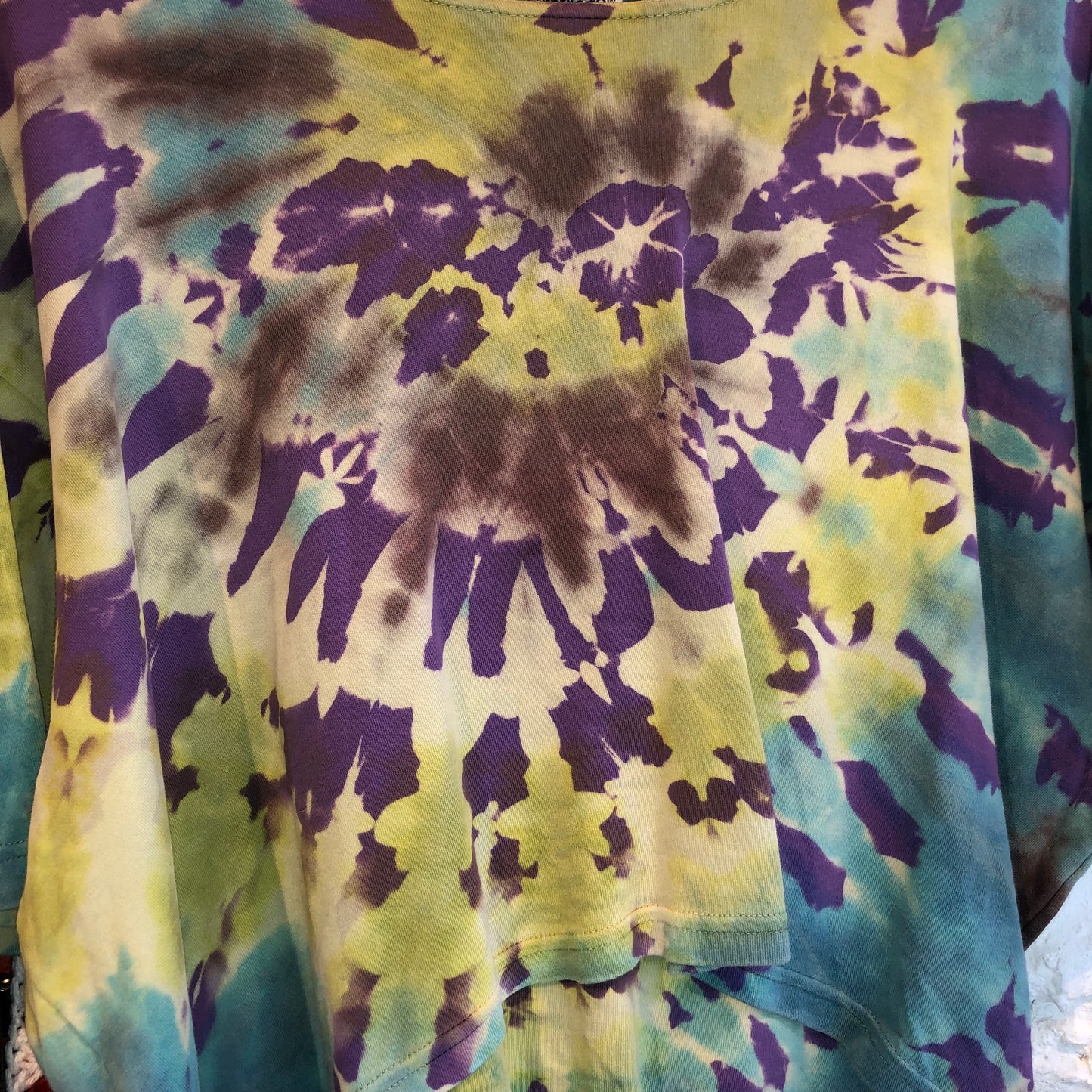 Y2K Tie-Dye Shirt With Hood