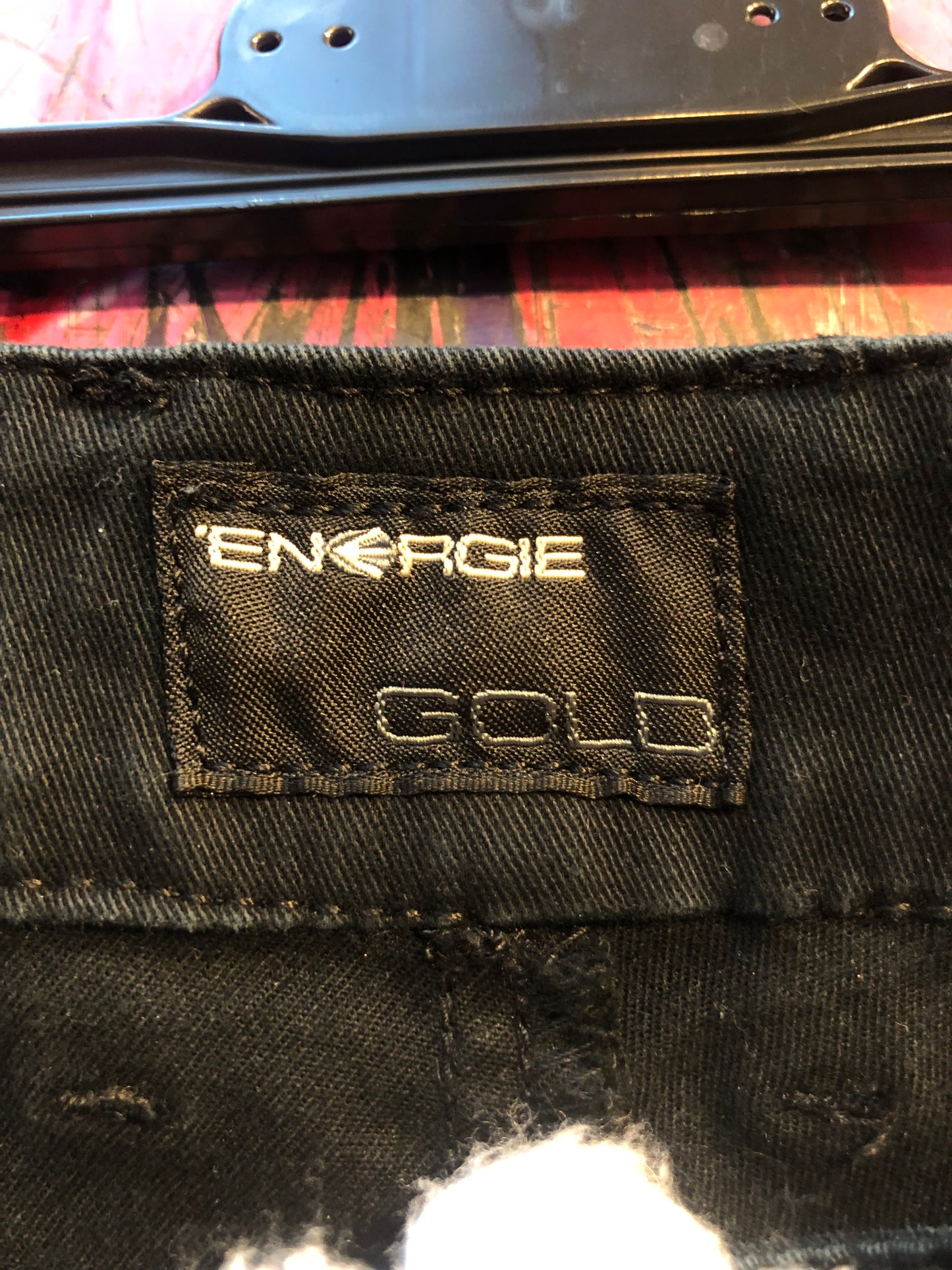 Vintage Energie Gold Black Denim Jeans