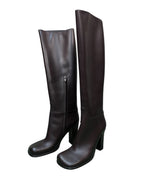 Bottega Veneta Storm Knee Dark Brown High Boots