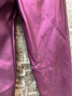 Morgan de Toi Y2K Metallic Faux Fur Collar Jacket