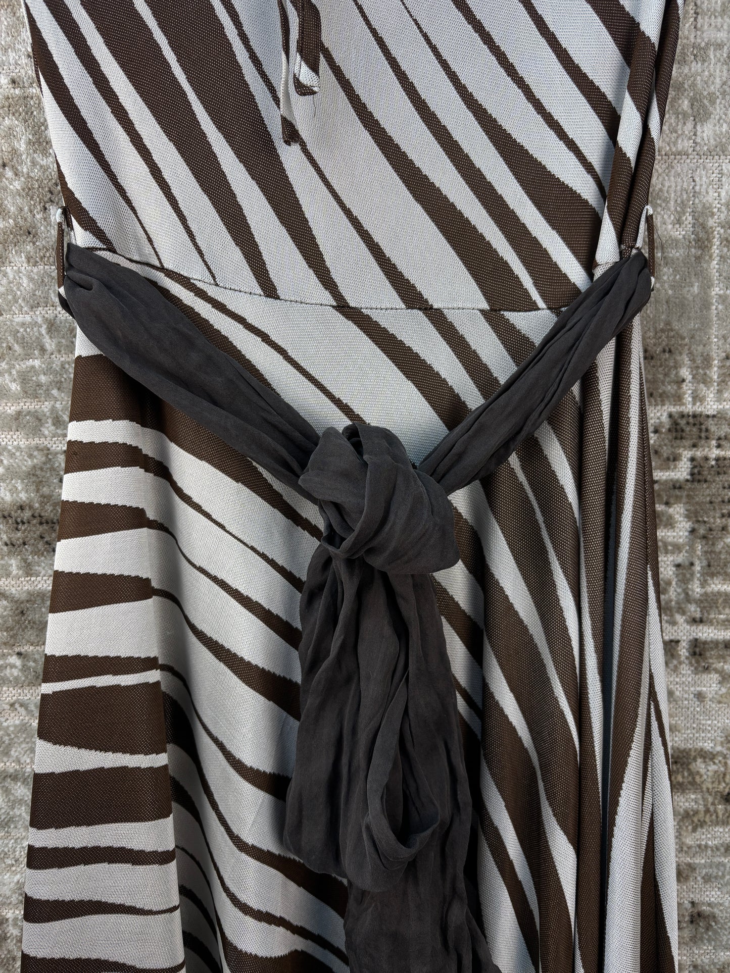 Women's Y2K Miss Sixty Zebra Print Dress