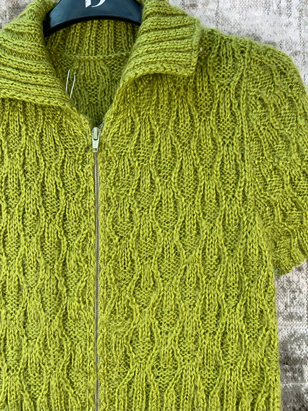 Womens Y2K Green Knit Dress