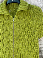 Womens Y2K Green Knit Dress