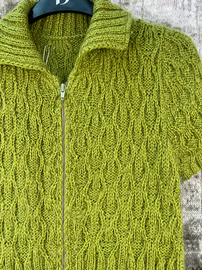 Womens Y2K Green Knit Dress