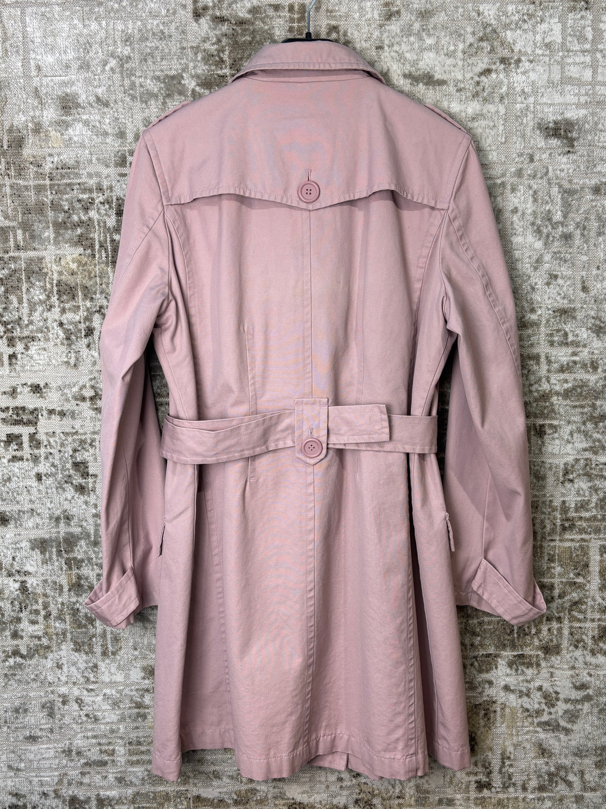 KappAhl Dusty Pink Belted Trench Coat