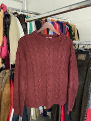 Terranova Knitwear Sweater Burgundy Womens M