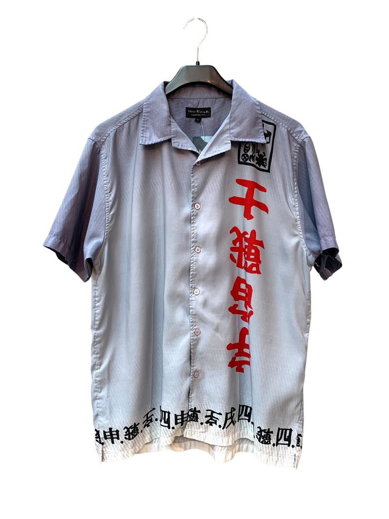 New Roads Kanji Graphic Camp Shirt