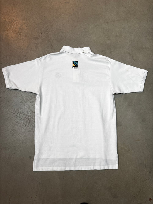 "AllSport" White Polo Shirt