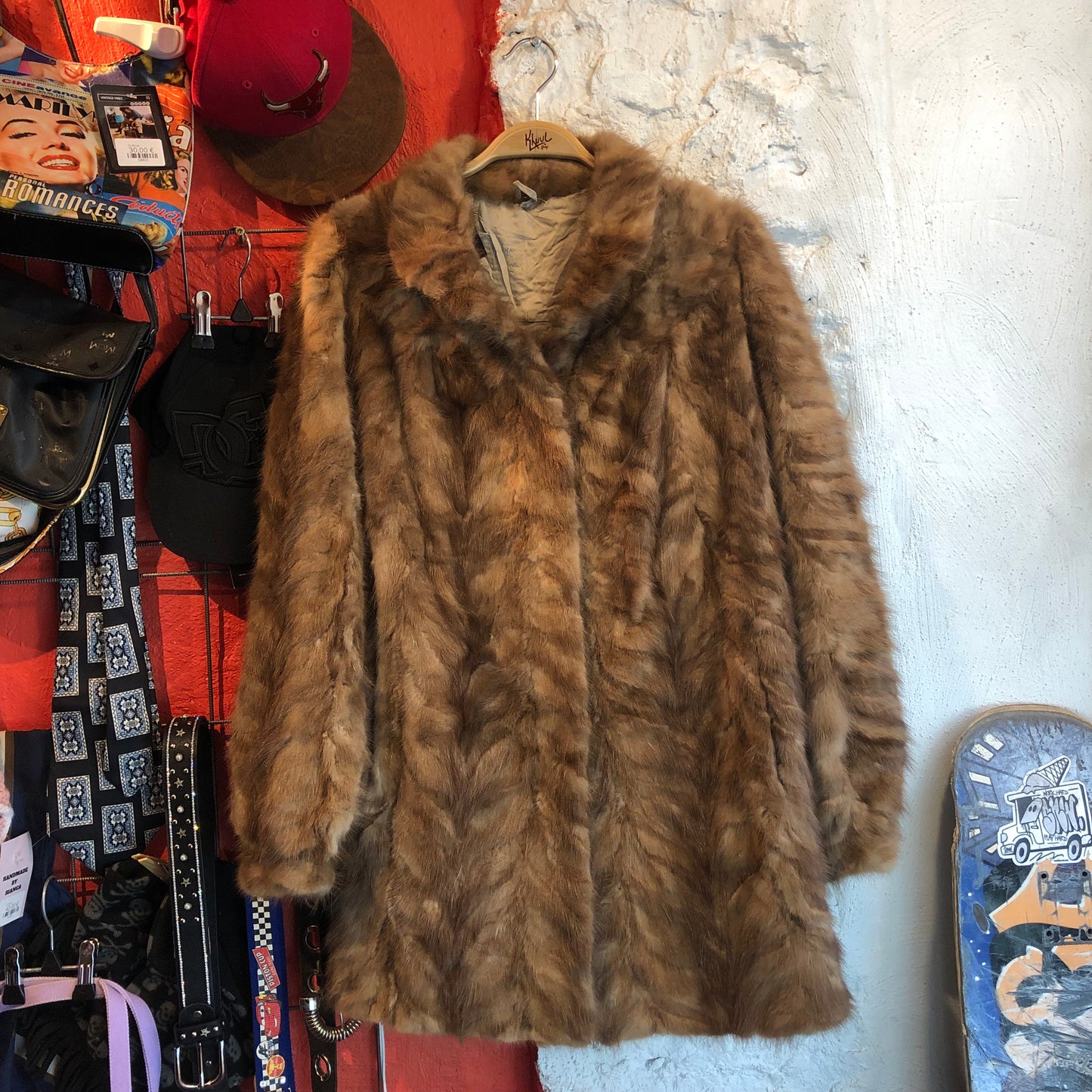 Muskrat Fur Coat