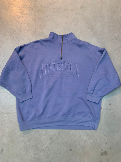 Vintage Men's Blue Department Athletique Pullover Sweatshirt