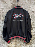 World of Classics Embroidered Satin Bomber Jacket