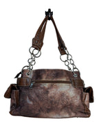 Western Rhinestone Buckle Shoulder Bag
