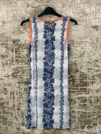 Womens Vintage Hugo Boss Mesh Floral Dress