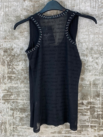 Women's Christian Dior Black Tank Top