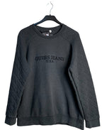 Guess Jeans USA Quilted-Sleeve Sweatshirt