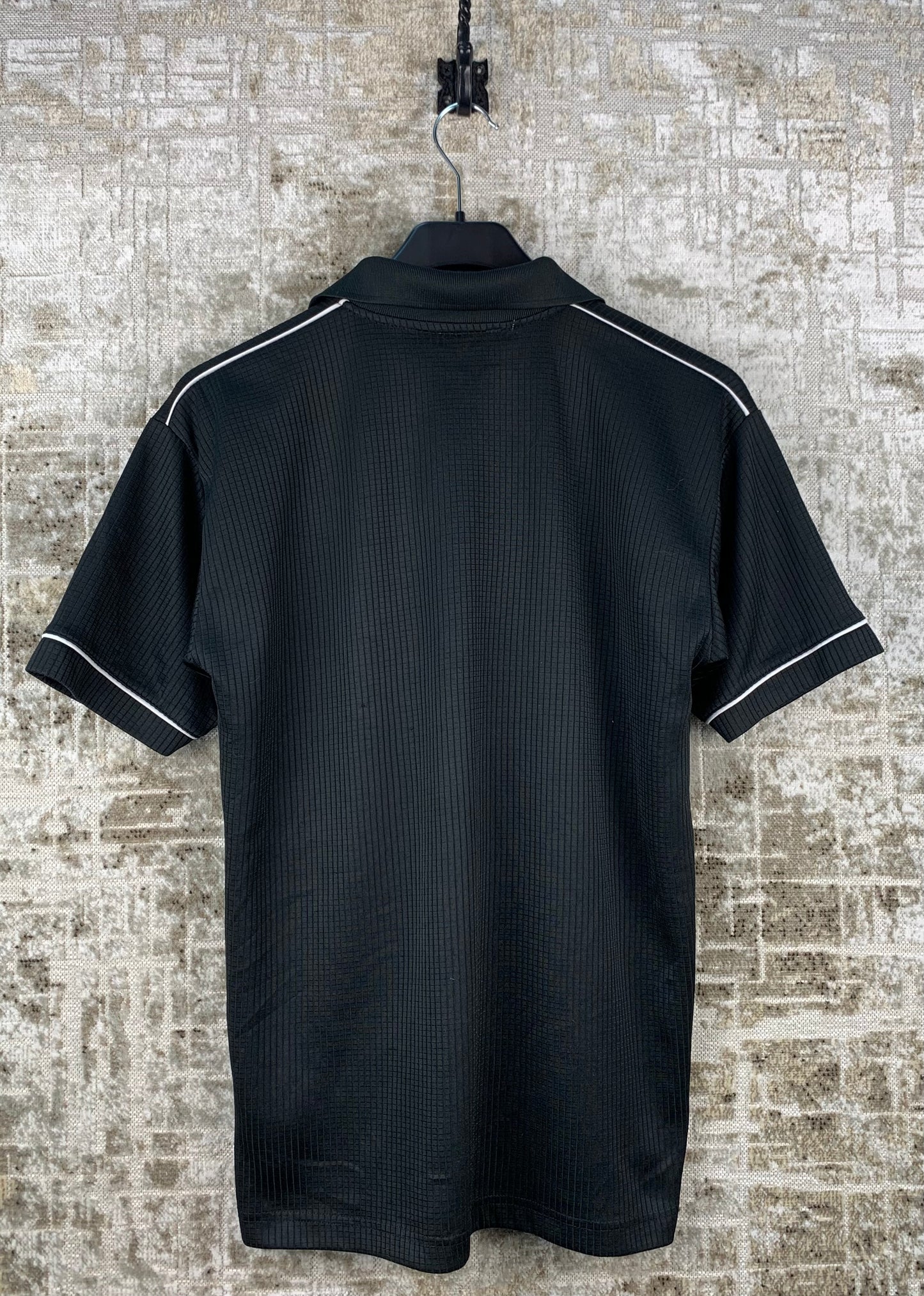 DIESEL Mens Black Quarter Zip T-Shirt